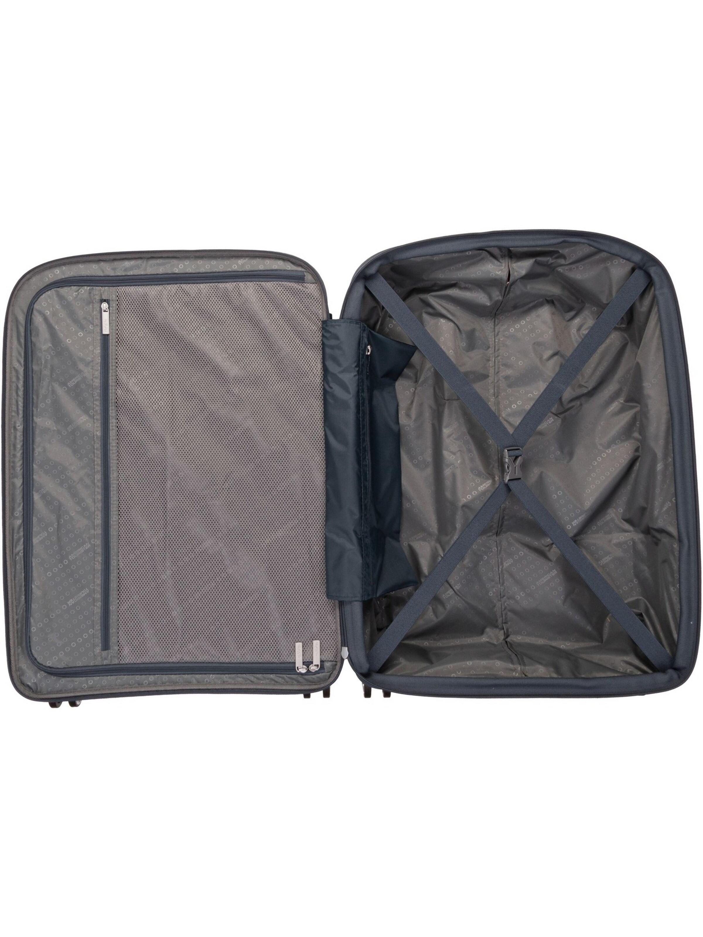 American Tourister Trolley 'Starvibe Spinner 67 EXP' in Blauw