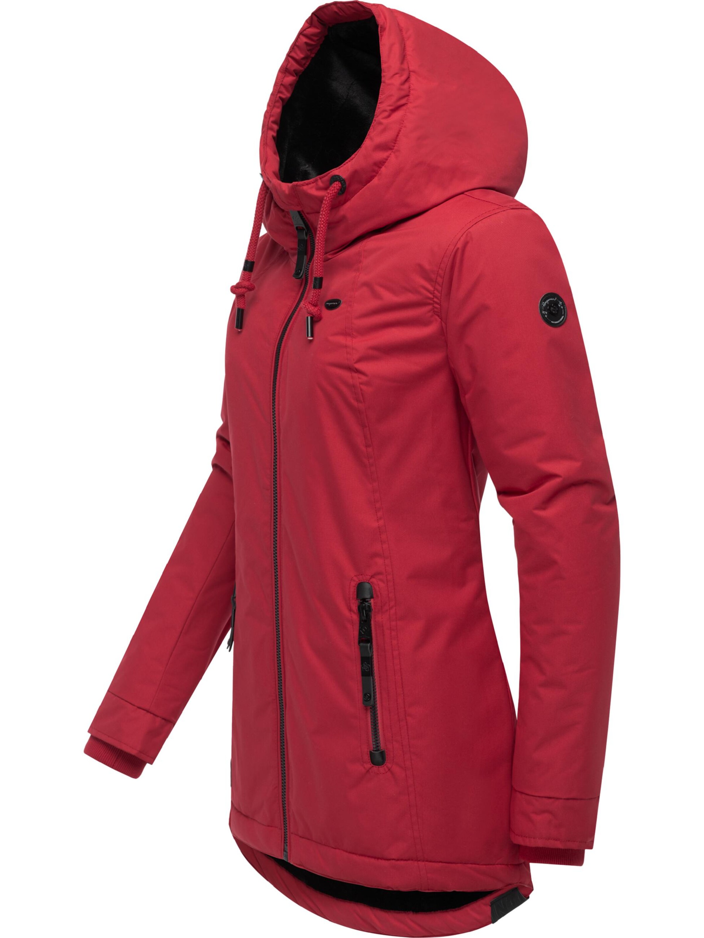 Ragwear Winterjas 'Zuzka' in Rood