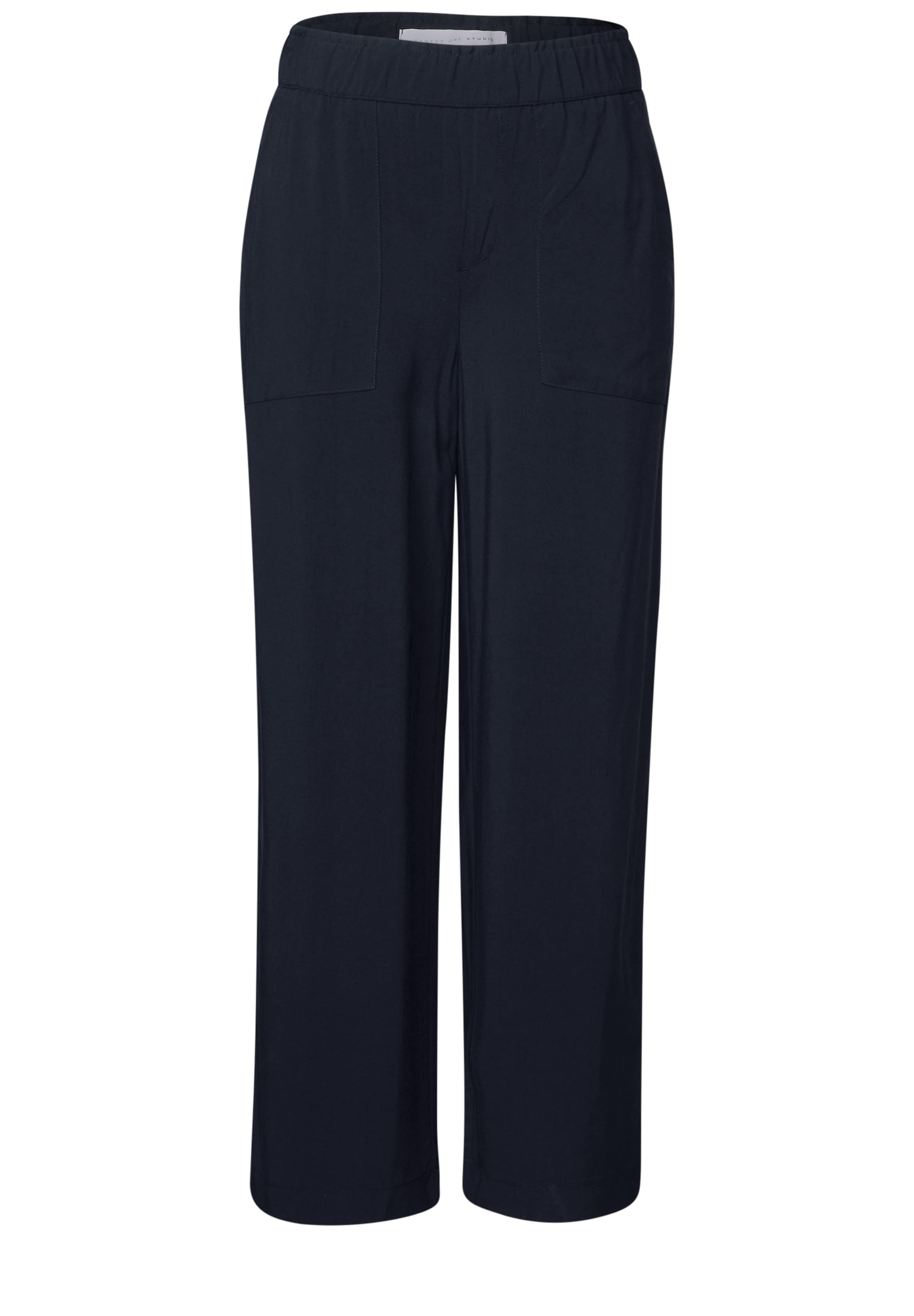 Street One Studio Pants in Blue: front