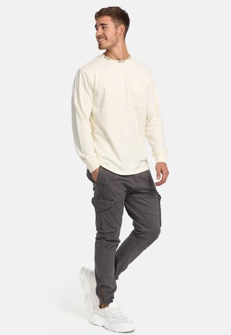 INDICODE JEANS Sweatshirt 'INWhann' in White