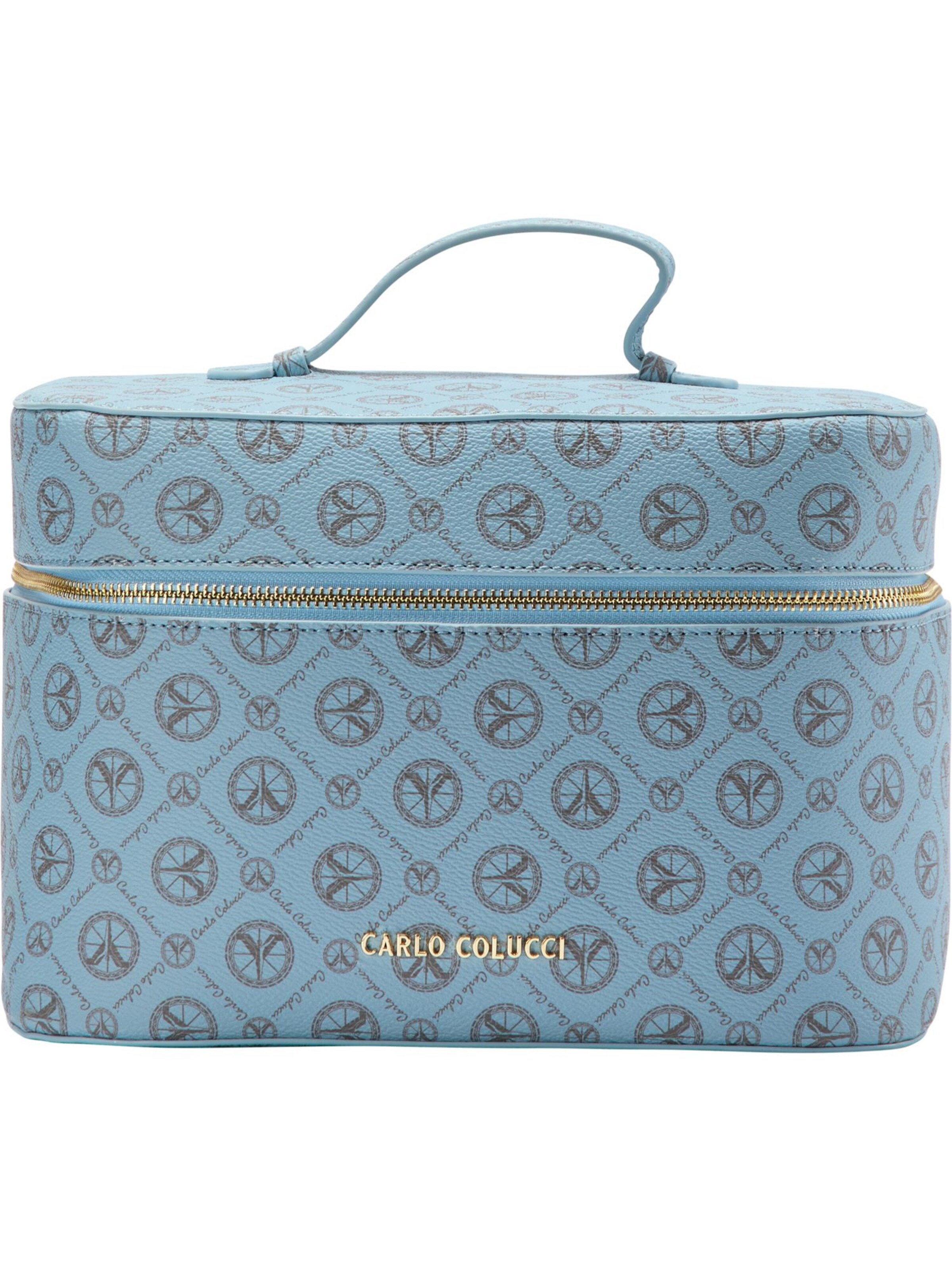 Trousses de toilette ' Craighero ' Carlo Colucci en bleu : devant