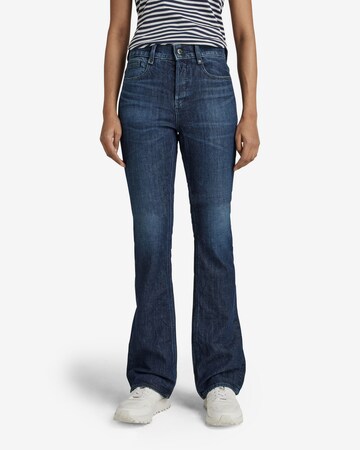 Bootcut Jean G-Star RAW en bleu : devant