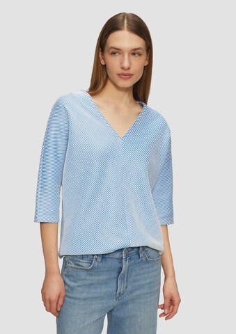 Sweat-shirt s.Oliver en bleu : devant
