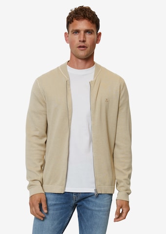 Marc O'Polo Knit cardigan in Beige: front