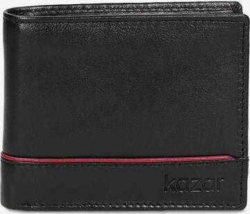 Kazar Wallet in Black: front