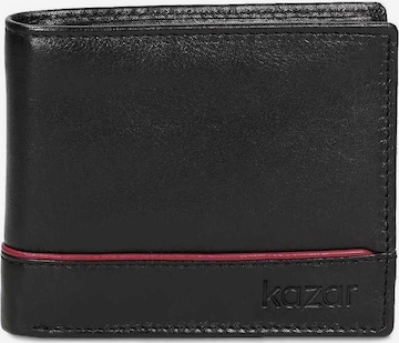 Kazar Wallet in Black: front