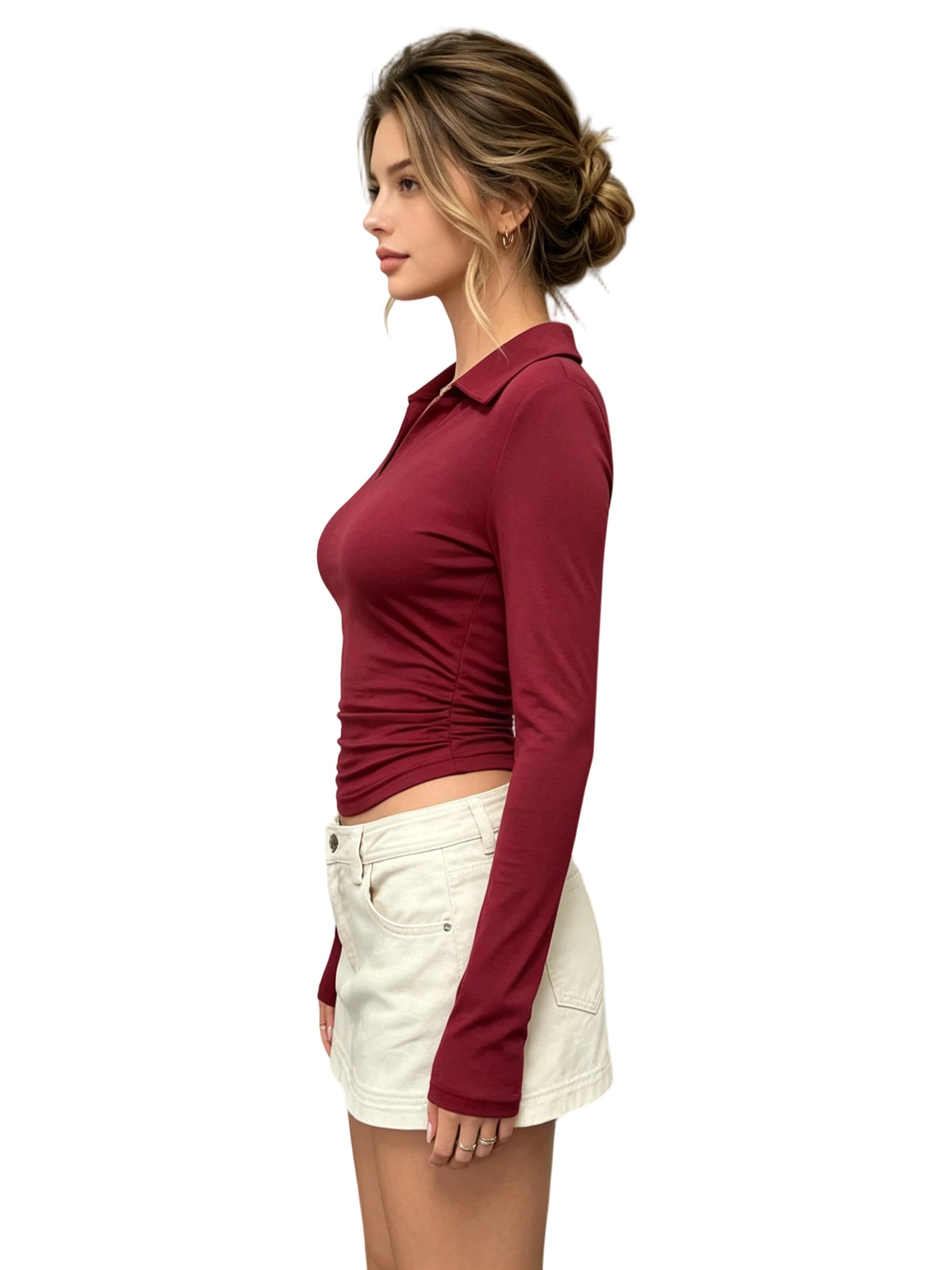Yesfashion Shirt‌‌ in Rot