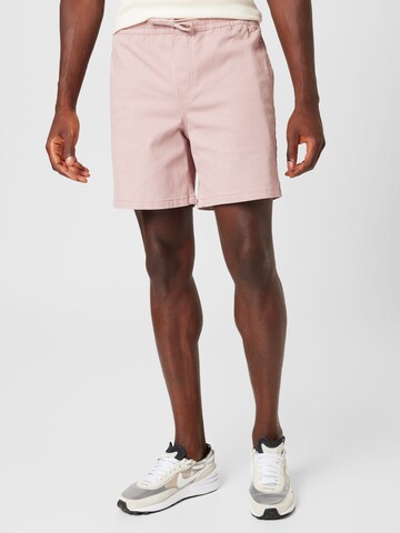 JACK & JONES Normální Kalhoty 'Jeff' – pink: přední strana