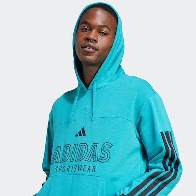 ADIDAS SPORTSWEAR Athletic Sweatshirt 'Tiro' in marine blue / Cyan blue, Item view