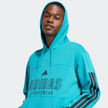 ADIDAS SPORTSWEAR Athletic Sweatshirt 'Tiro' in Blue