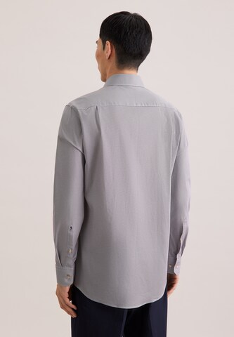 Coupe regular Chemise business 'Schwarze Rose' SEIDENSTICKER en beige