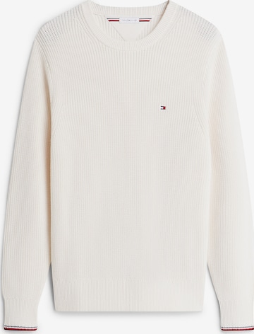 Pull-over TOMMY HILFIGER en beige : devant