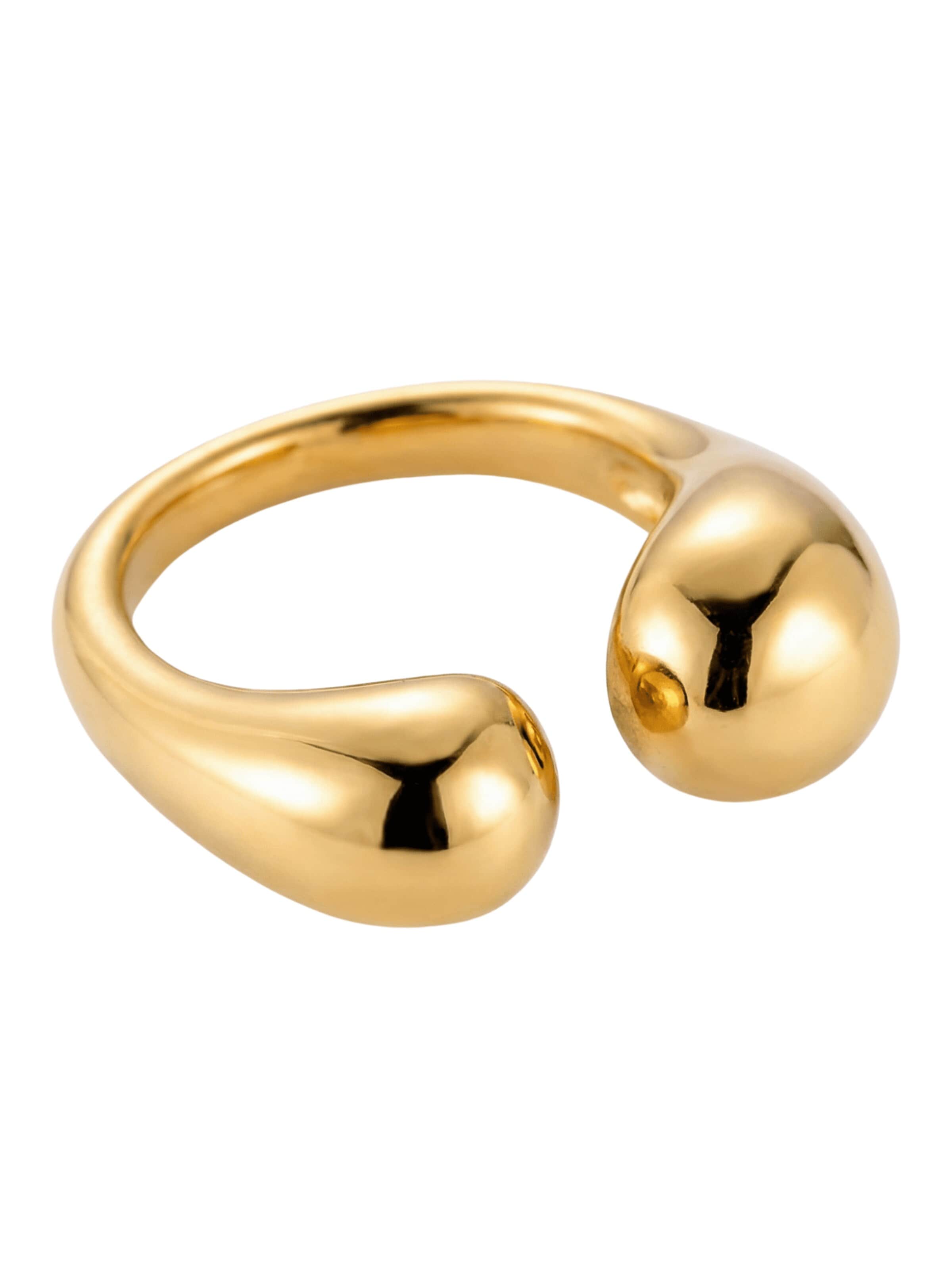 lePelou Ring 'ALUNA' in Gold: front