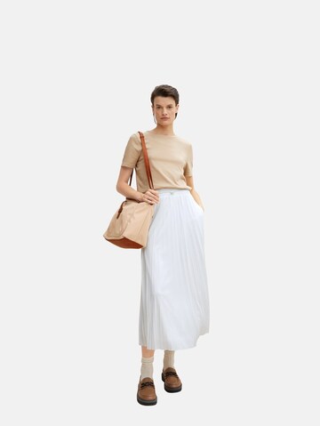 TOM TAILOR Shoulder Bag 'Reva' in Beige