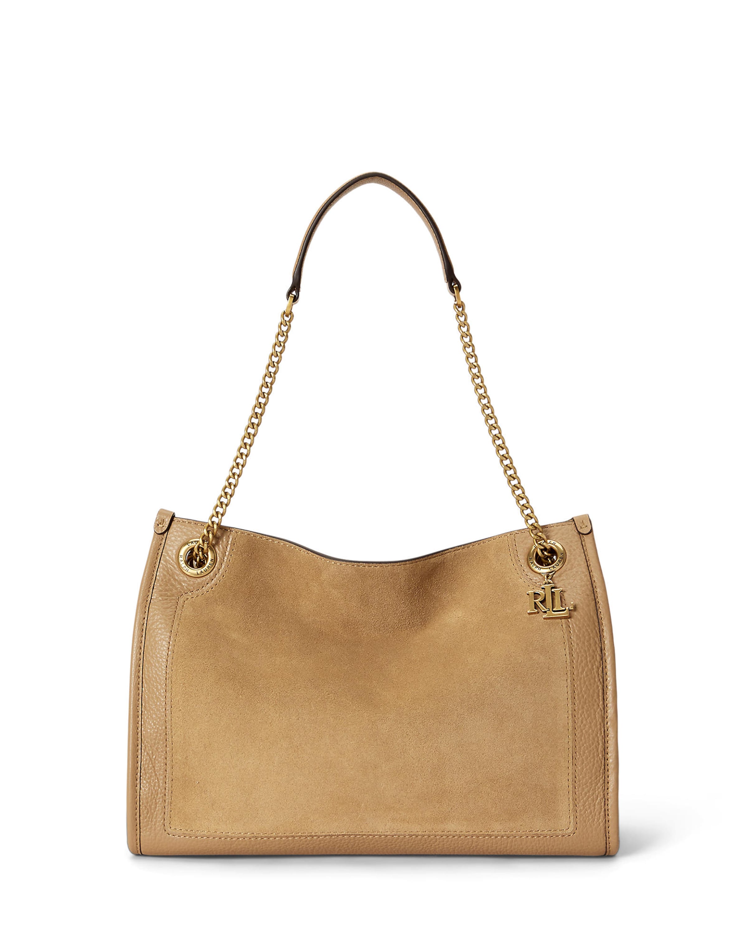 Lauren Ralph Lauren - Shopper 'BRDLY' em bege: frente
