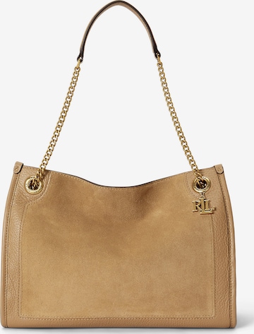 Cabas 'BRDLY' Lauren Ralph Lauren en beige : devant