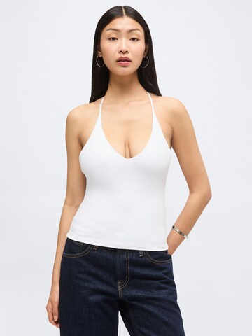 Abercrombie & Fitch Top - Biela: predná strana