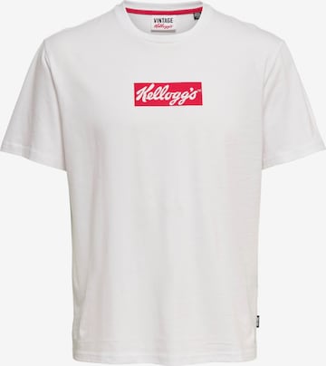 Only & Sons Shirt in White: front