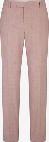 STRELLSON Slim fit Pleated Pants 'Melvin' in Pink: front