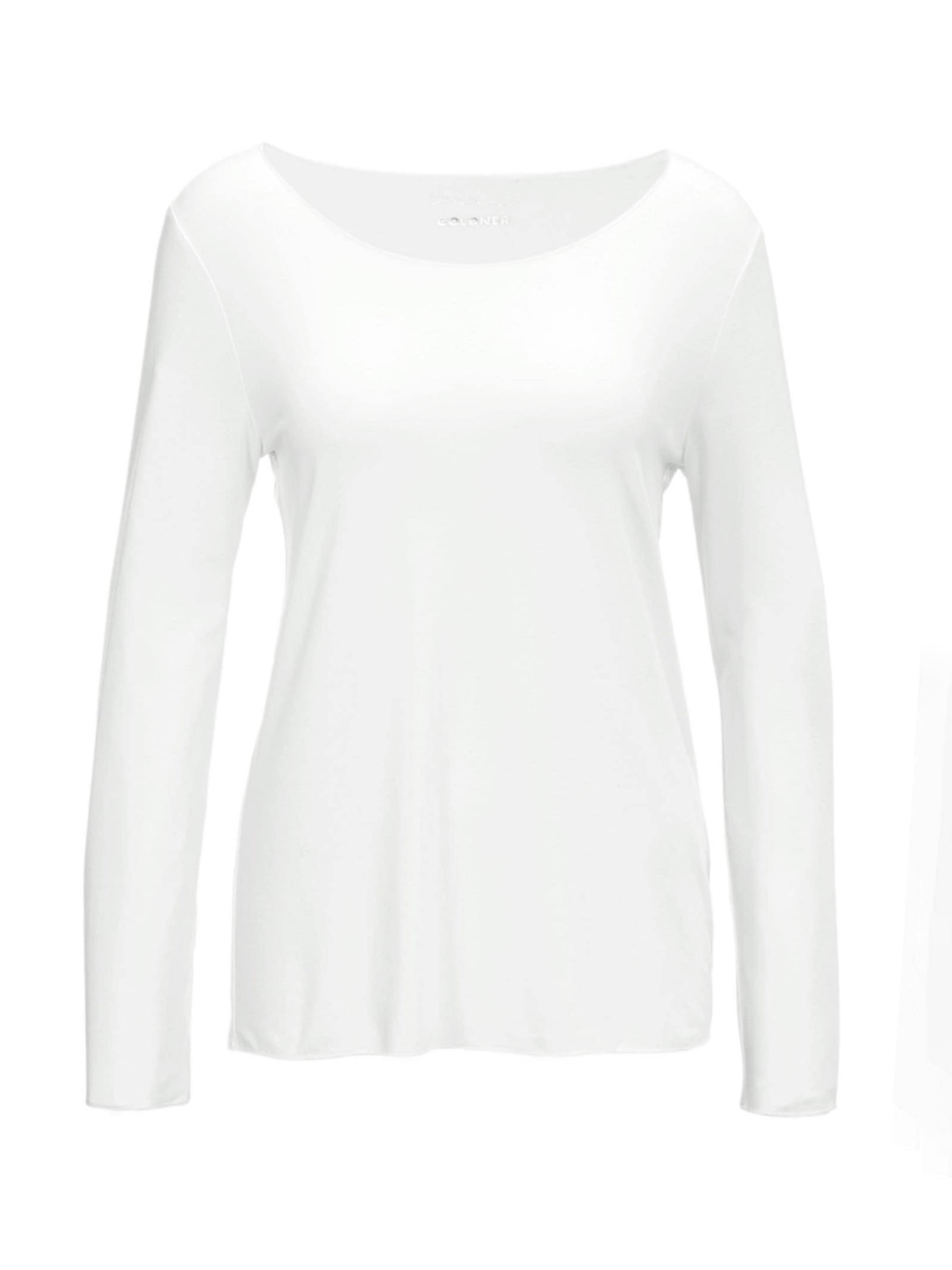 Goldner Shirt in Wit: voorkant