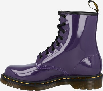 Dr. Martens Lace-Up Ankle Boots in Purple