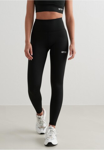 Skinny Pantalon de sport Aim'n en noir : devant