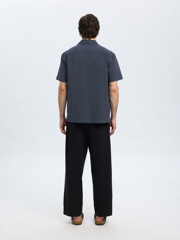 SELECTED HOMME Comfort Fit Риза 'SLHAce' в синьо