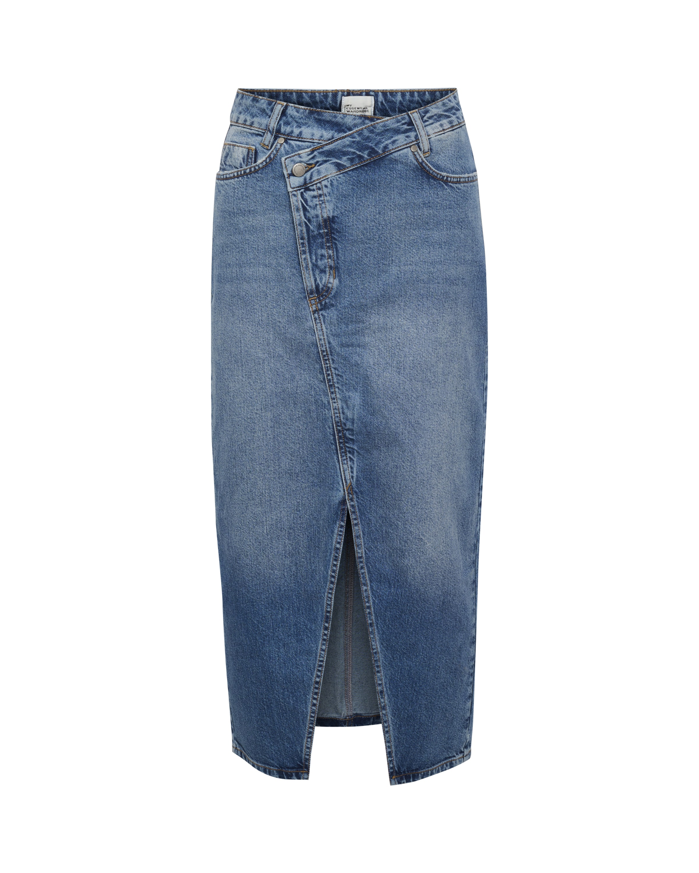 My Essential Wardrobe Rok 'Louis' in Blauw: voorkant
