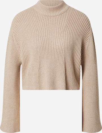 EDITED Sweater 'Emilie' in Beige: front