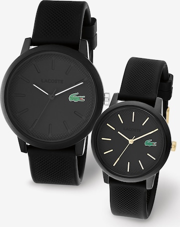 LACOSTE Analog Watch in Black: front