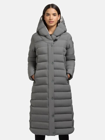 khujo Wintermantel 'Teiva' in Blauw: voorkant
