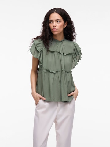 VILA Blouse 'VIPreta' in Groen: voorkant