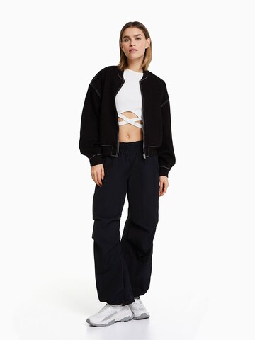 Bershka Between-season jacket in Black