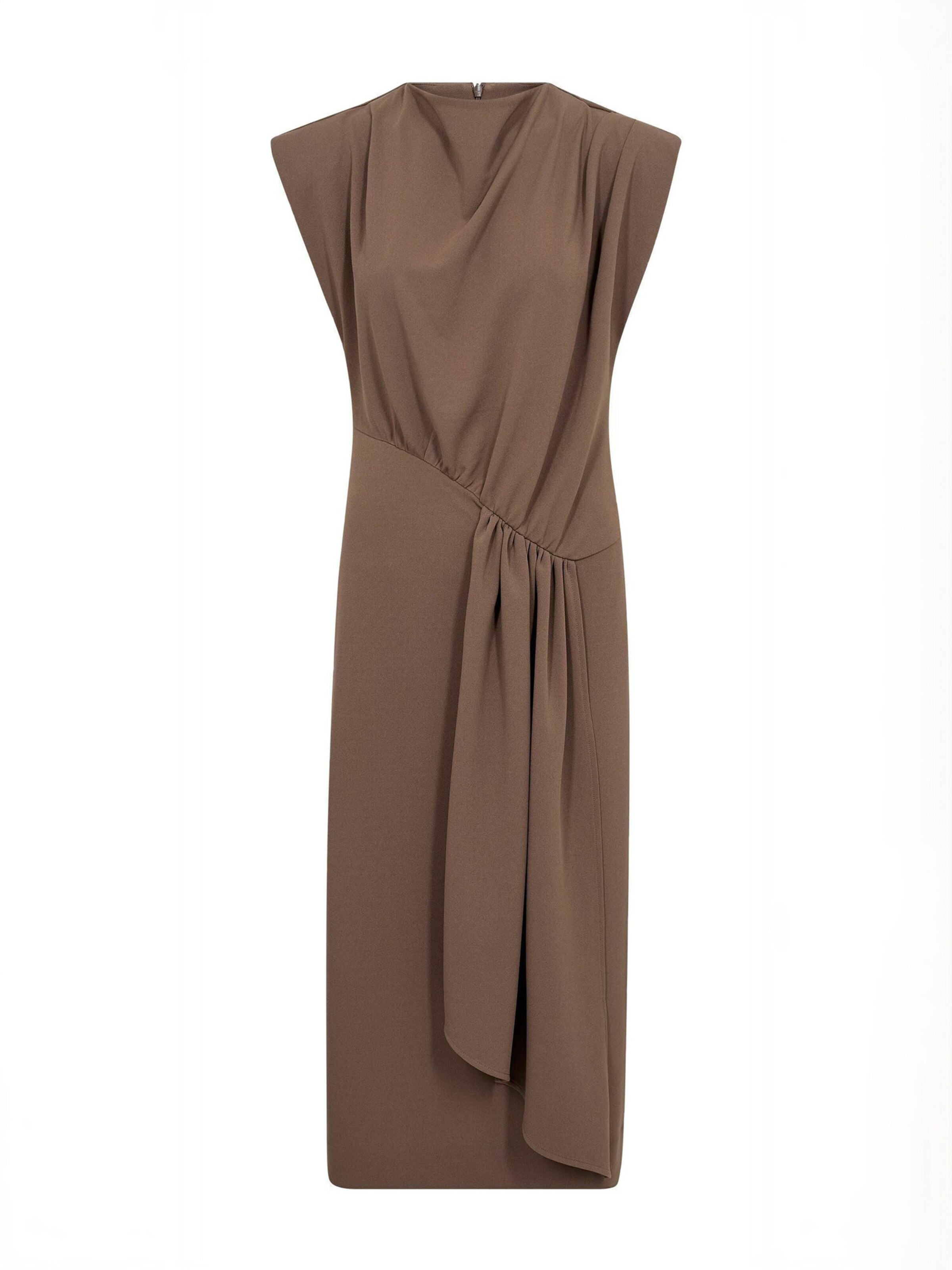 co'couture Vestido ' FalconCC Pleat ' en 40 en marrón claro, Vista del producto