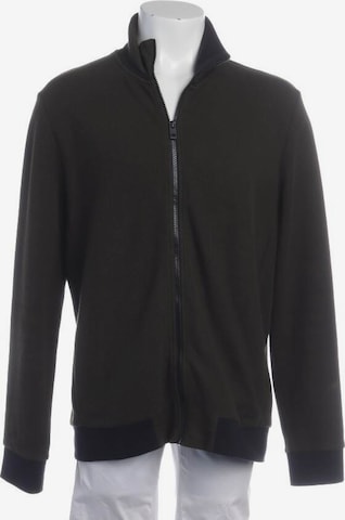 BOSS Black Sweatshirt / Sweatjacke L in Grün: predná strana