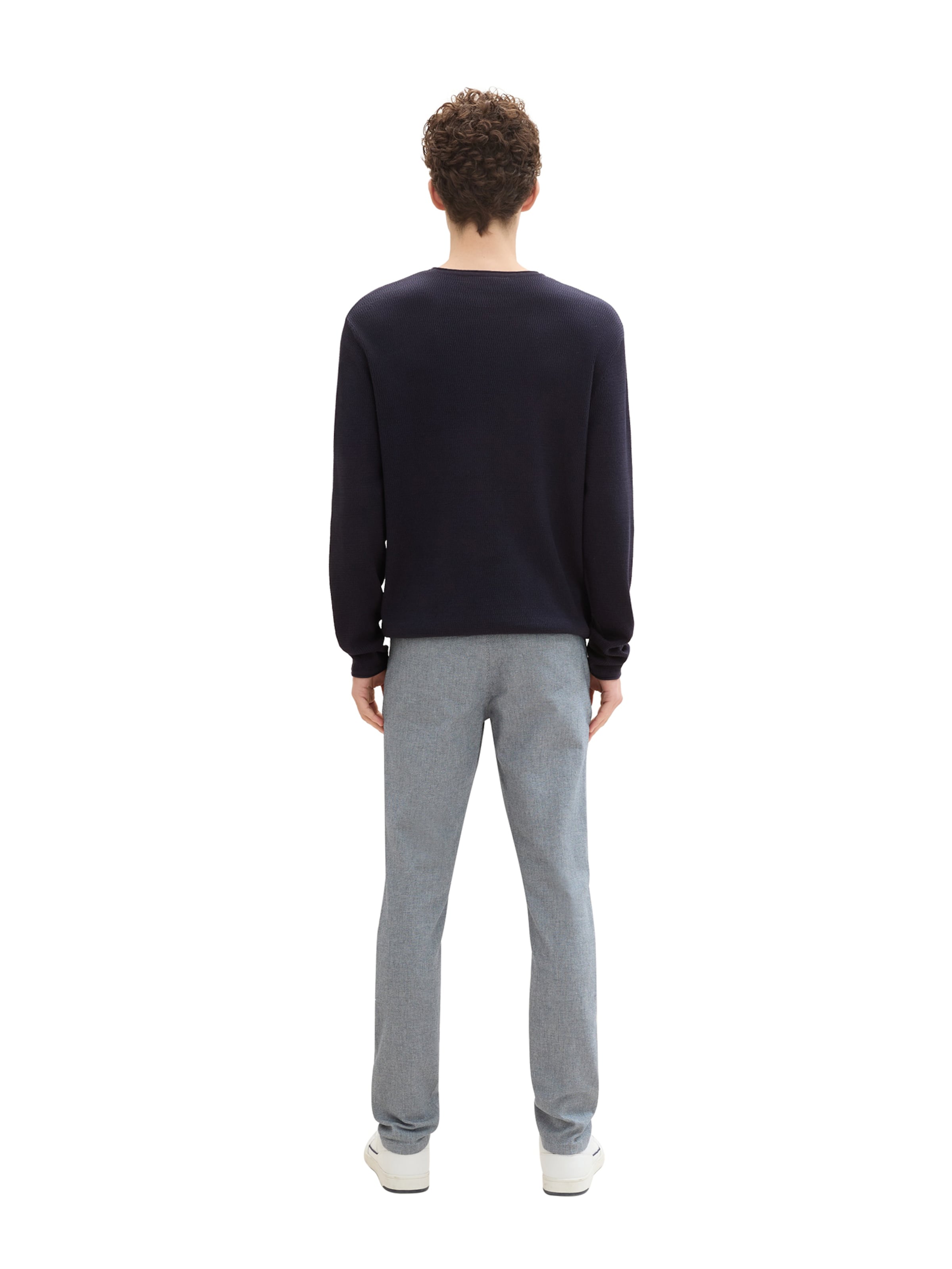 TOM TAILOR DENIM Slimfit Chino nadrág - szürke