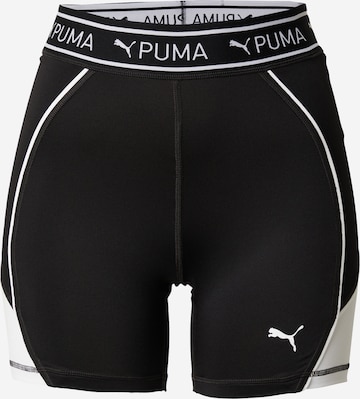 PUMA Slimfit Shorts 'TRAIN STRONG 5' in Schwarz: predná strana