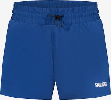 Smilodox Regular Sportbroek 'Lynett' in Blauw: voorkant