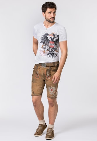 STOCKERPOINT Klederdracht shirt in Wit