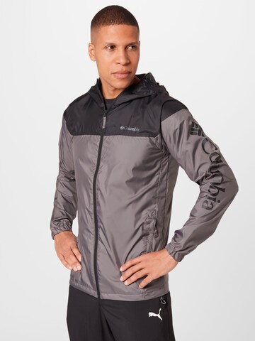 Veste outdoor COLUMBIA en gris : devant