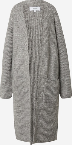 NÜMPH Knit cardigan 'ZINDI' in Grey: front