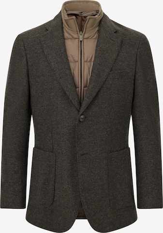 Boggi Milano Slim fit Colbert in Bruin: voorkant