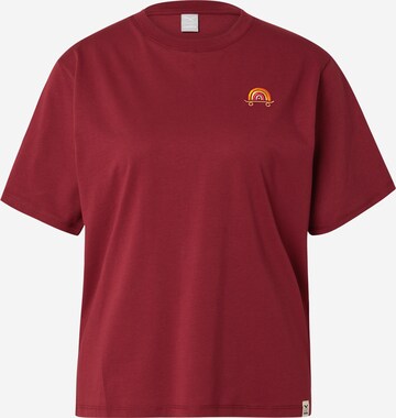Iriedaily T-Shirt in Rot: predná strana