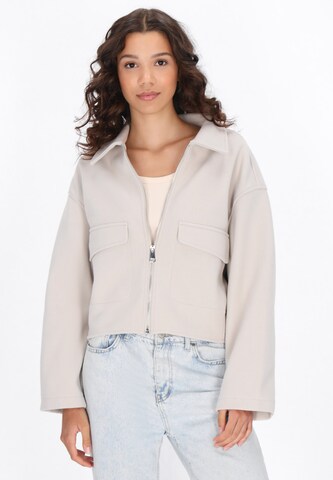 MYMO - Chaqueta de entretiempo 'Young Fashion' en blanco: frente