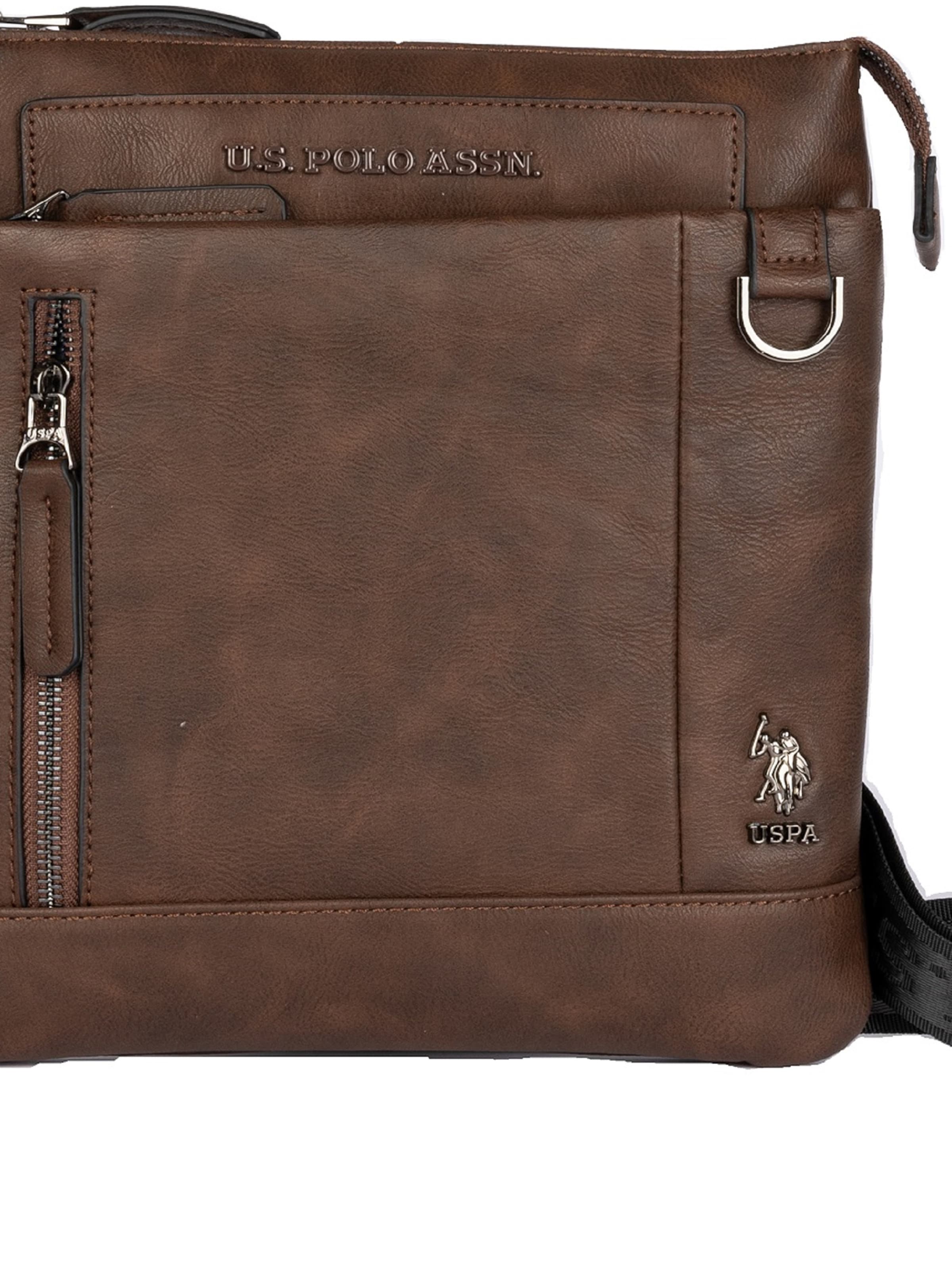 Borsa a tracolla di U.S. POLO ASSN. in marrone