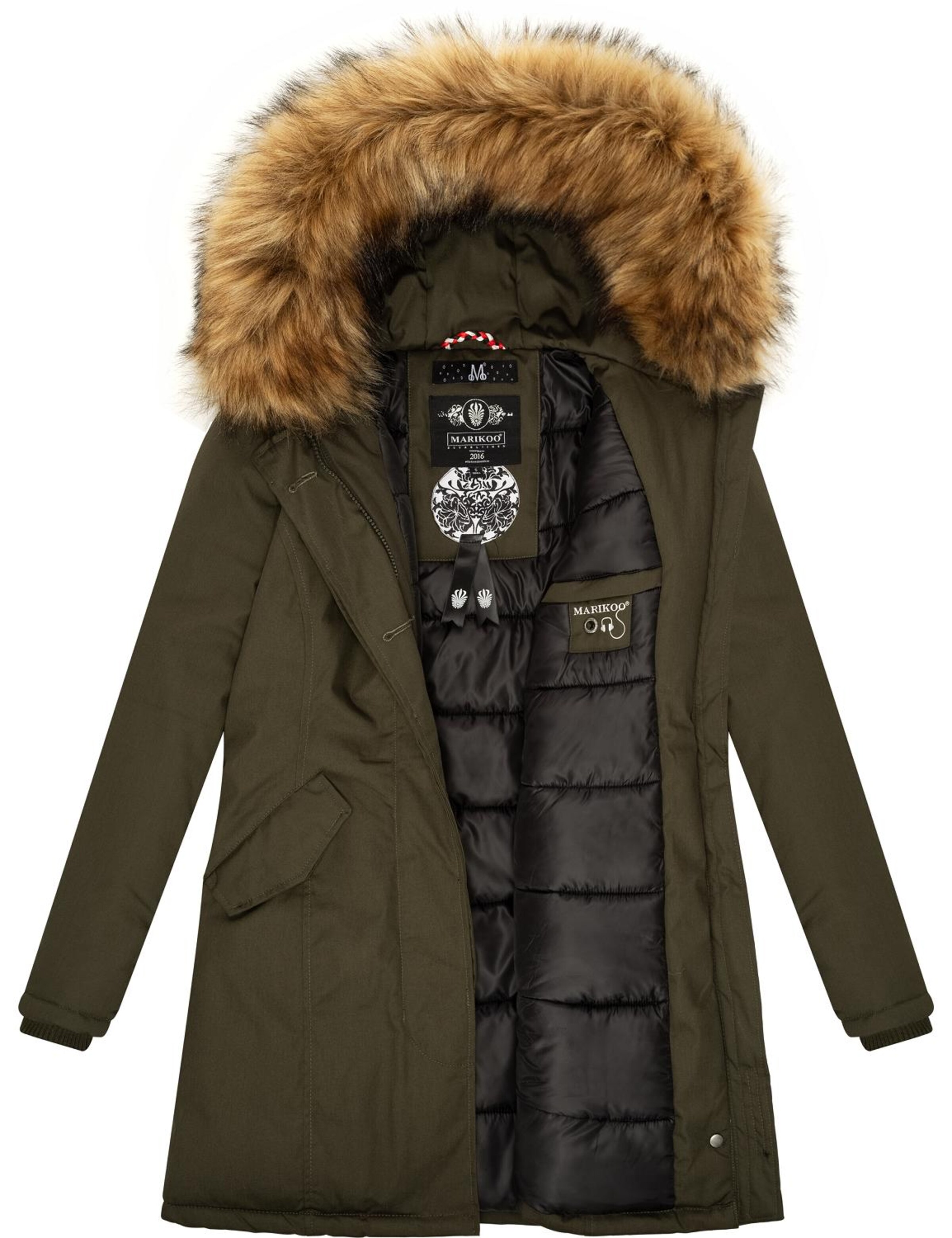 MARIKOO Vinterparka 'Karmaa' i grøn