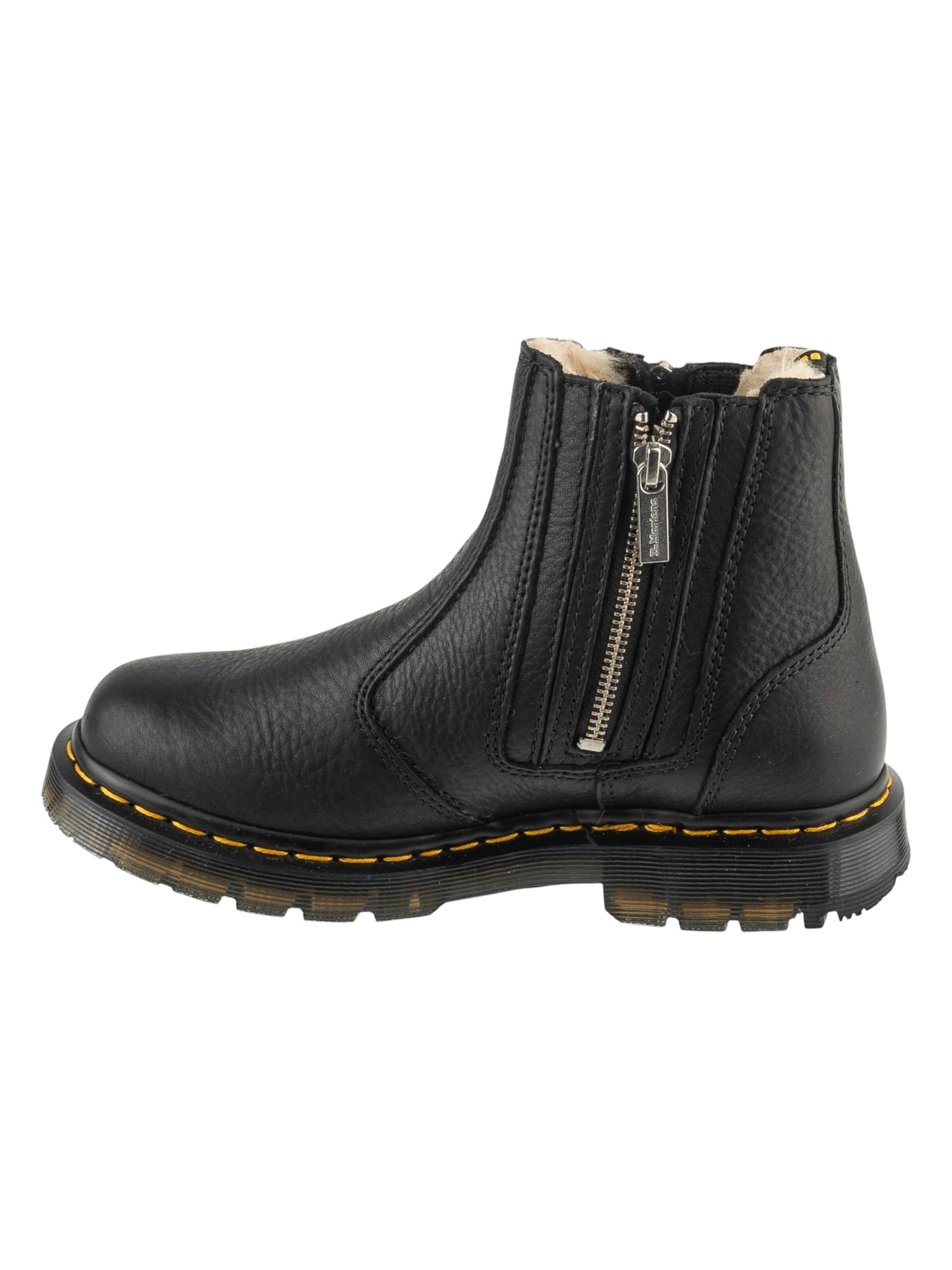 Dr. Martens Enkellaarsje 'Dr. Martens 2976 Alyson w Zips Zip Up Chelsea Boot' in Zwart