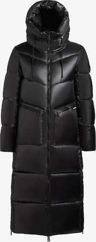 khujo Mantel 'Tonia' in Schwarz: Vorderseite