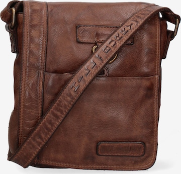 Sac à bandoulière HILL BURRY en marron : devant