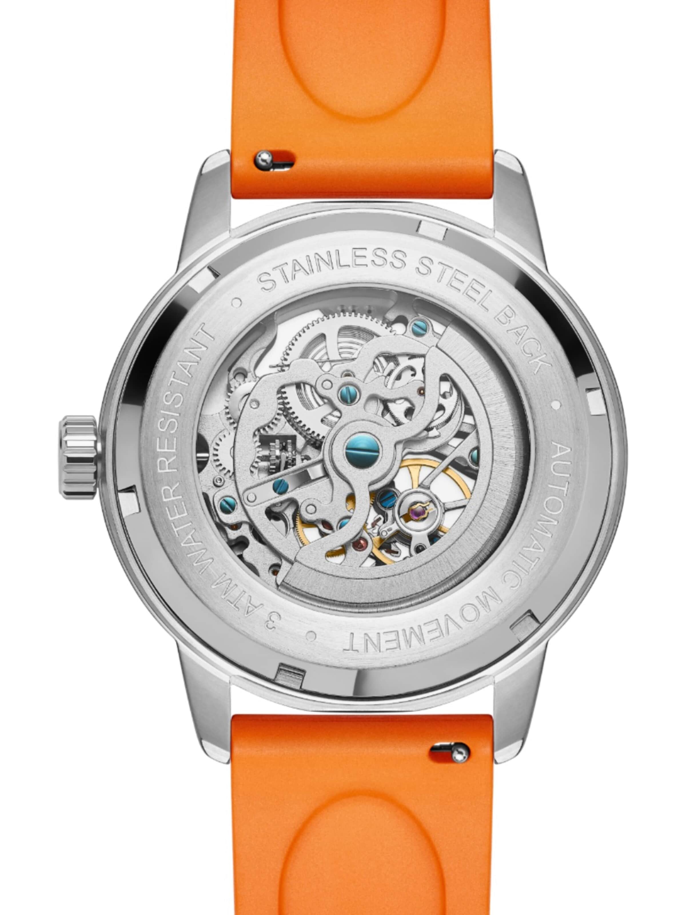 Seizmont Analog watch 'Dante II' in Orange
